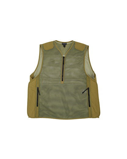 Goldwin Tonalith Mesh Half Zip Vest Usuyanagi
