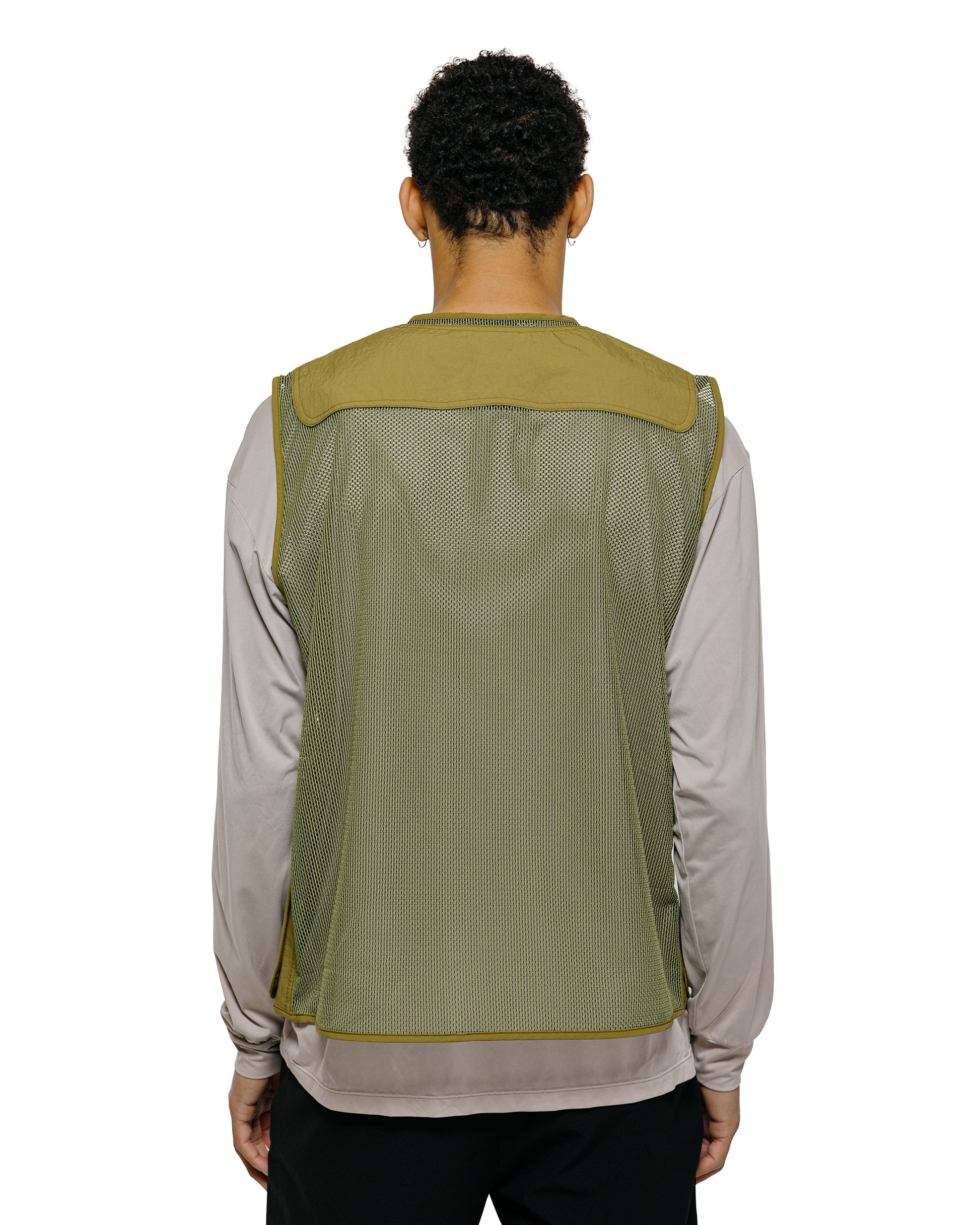 Goldwin Tonalith Mesh Half Zip Vest Usuyanagi
