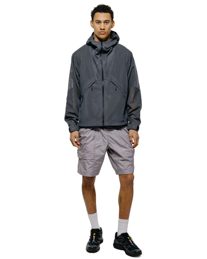 Goldwin Tonalith Mesh Hooded Jacket Black