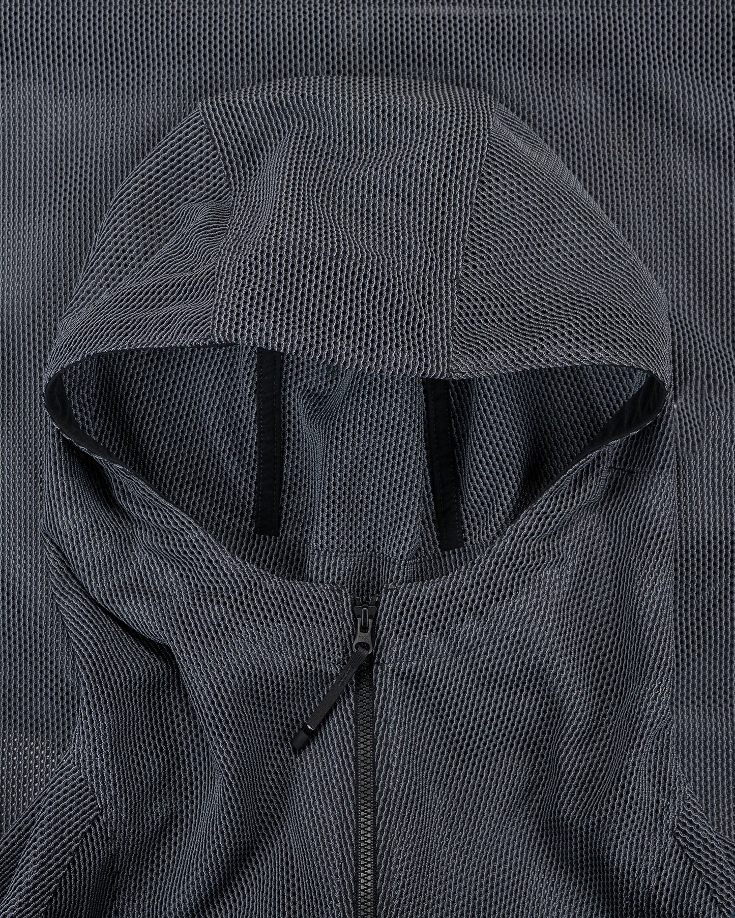 Goldwin Tonalith Mesh Hooded Jacket Black