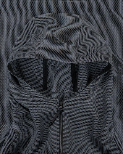 Goldwin Tonalith Mesh Hooded Jacket Black