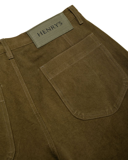 HENRY'S Curved Jeans LHT Crushed Olive