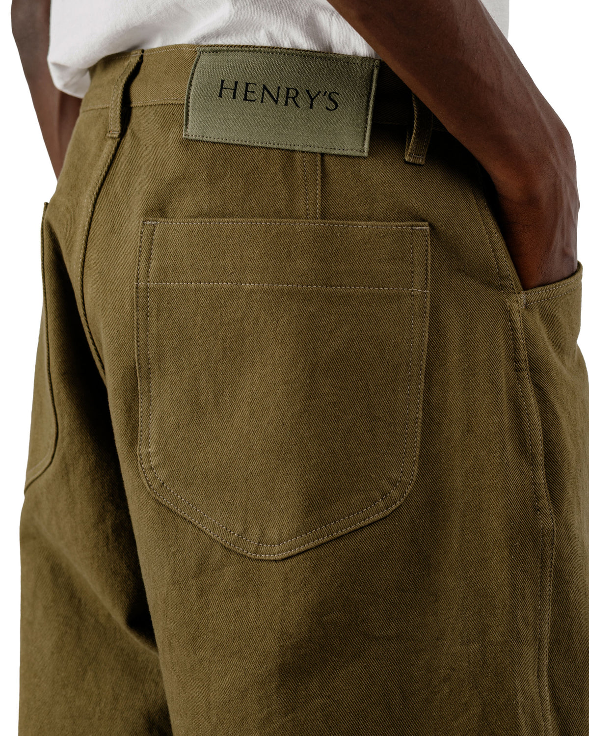 HENRY'S Curved Jeans LHT Crushed Olive