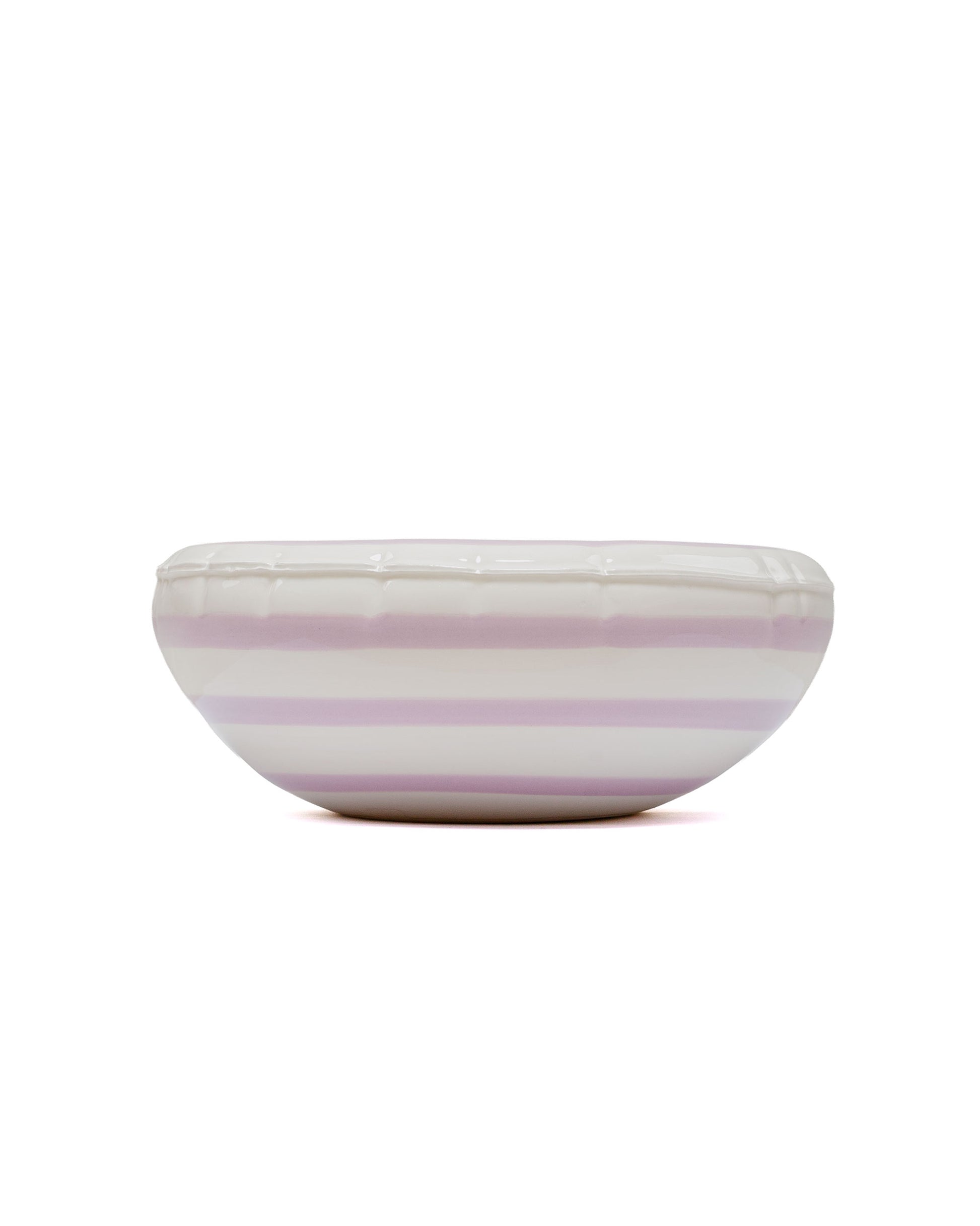 Home Studyo Bowl 'Lisa' Stripes Lavender Gloss