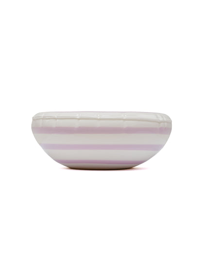 Home Studyo Bowl 'Lisa' Stripes Lavender Gloss