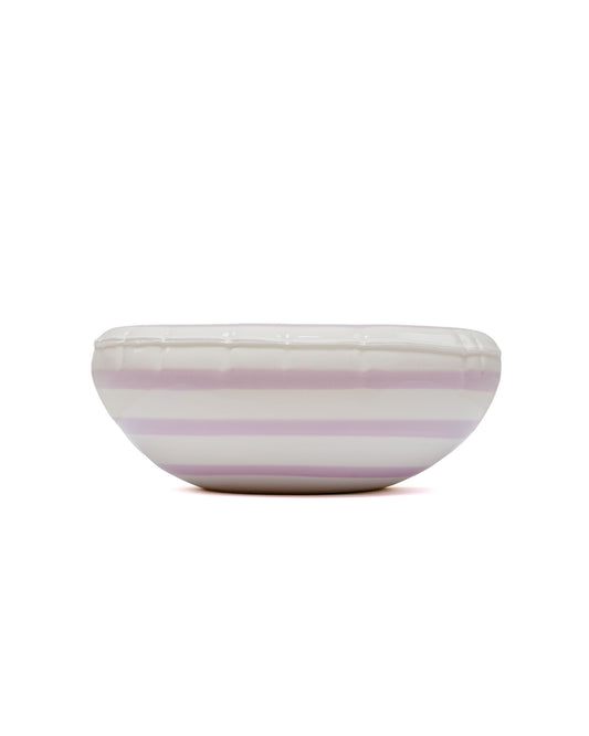 Home Studyo Bowl 'Lisa' Stripes Lavender Gloss