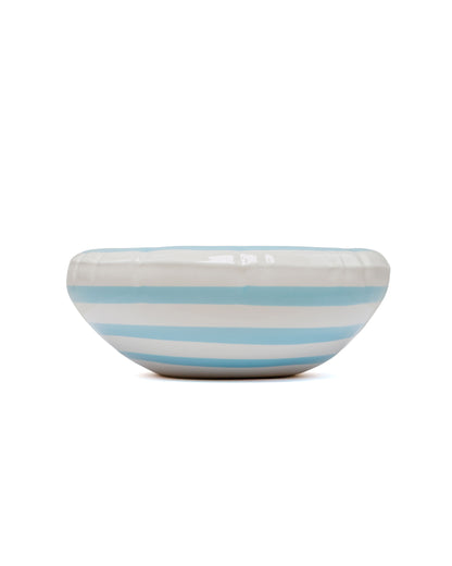 Home Studyo Bowl 'Lisa' Stripes Ocean Gloss