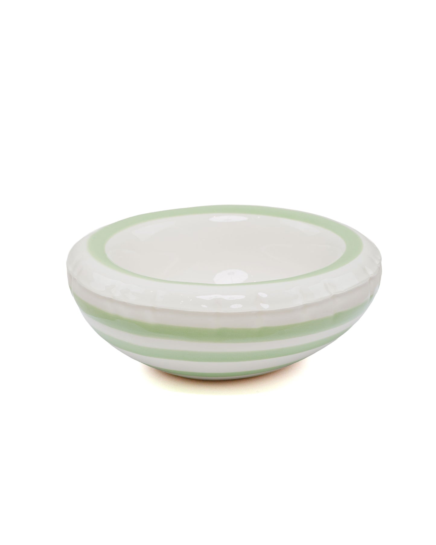 Home Studyo Bowl 'Lisa' Stripes Pistache Gloss