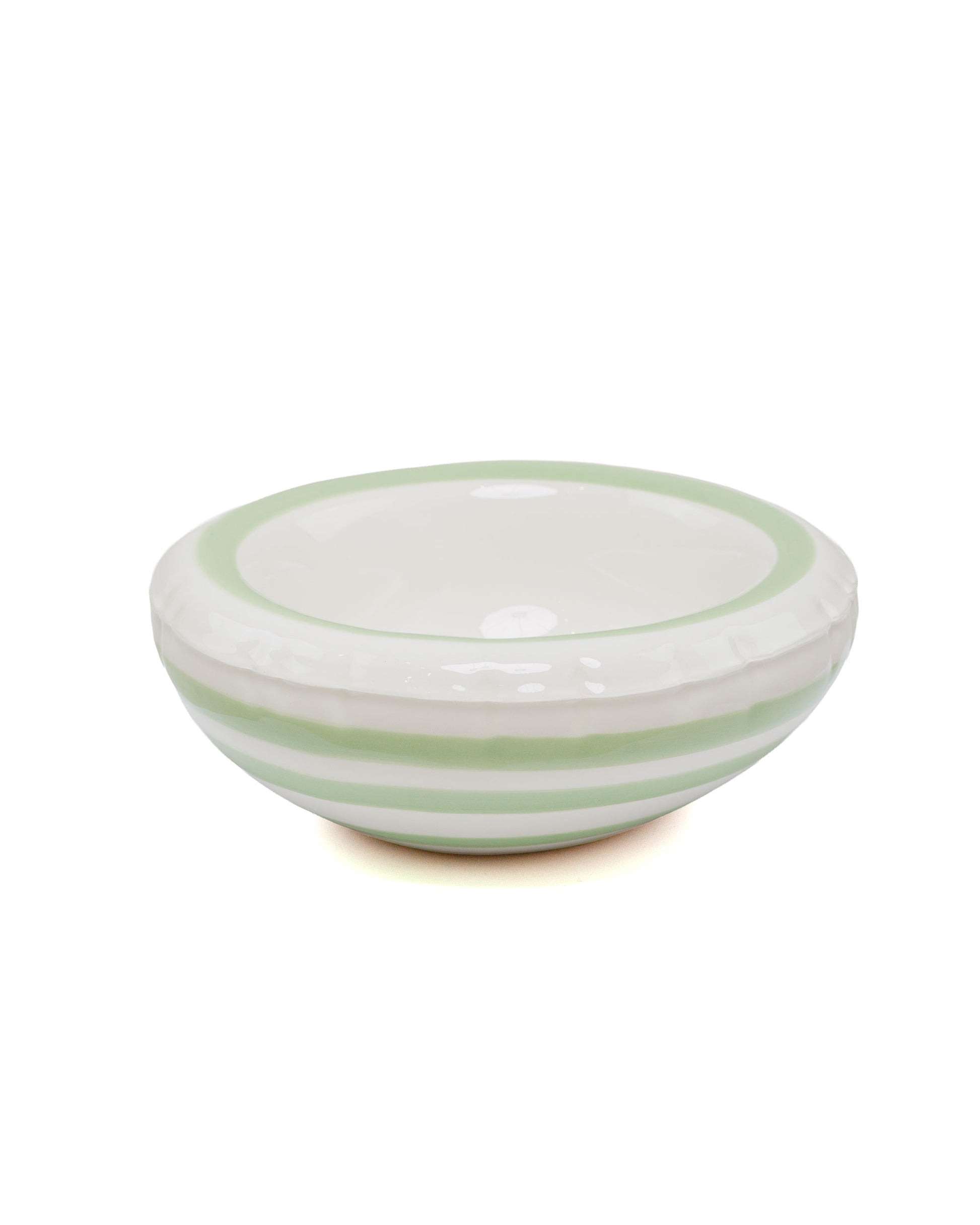 Home Studyo Bowl 'Lisa' Stripes Pistache Gloss