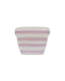 Home Studyo Small Planter 'Louis' Stripes Lavender Gloss