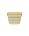 Home Studyo Small Planter 'Louis' Stripes Lemon Gloss