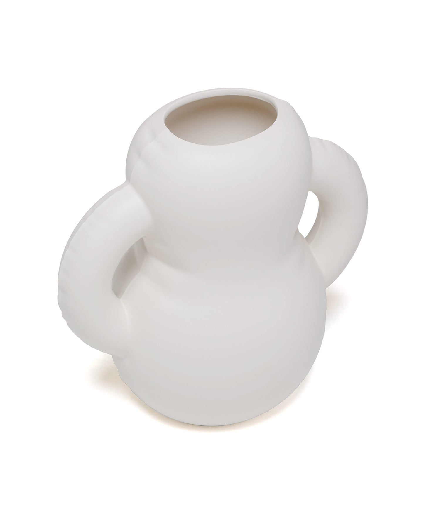 Home Studyo Vase 'Oscar' Bone side top