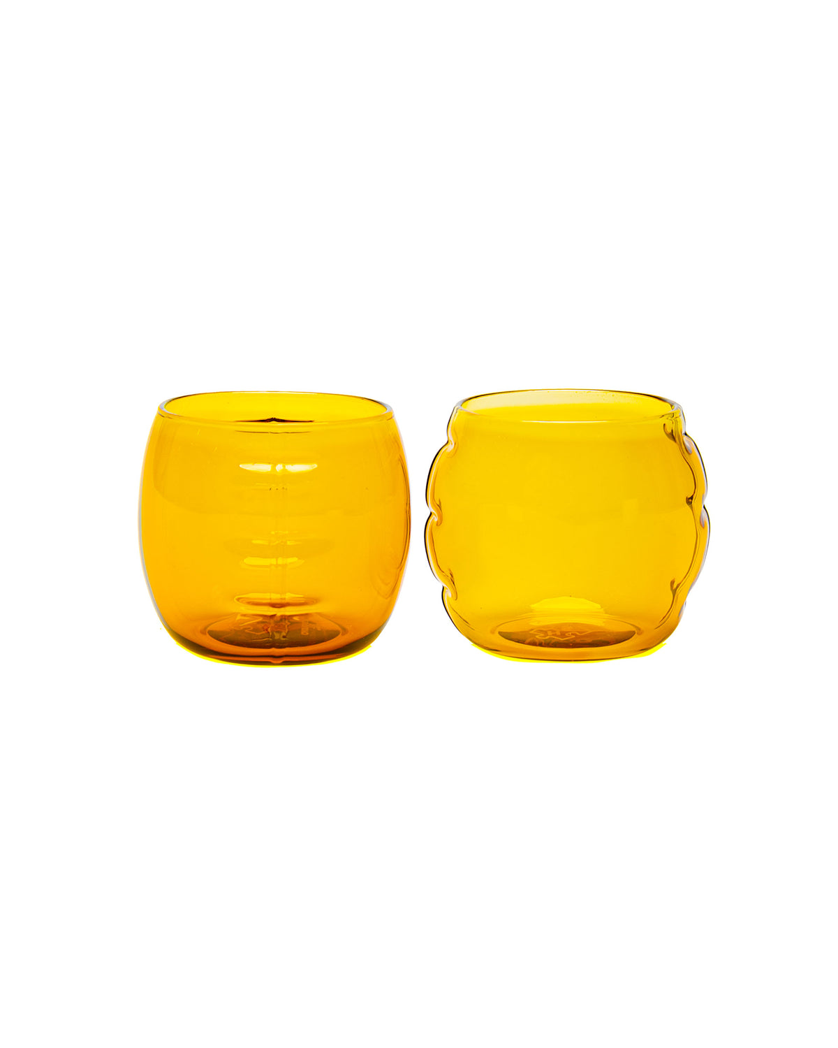 Home Studyo 'BOB' Amber Glass