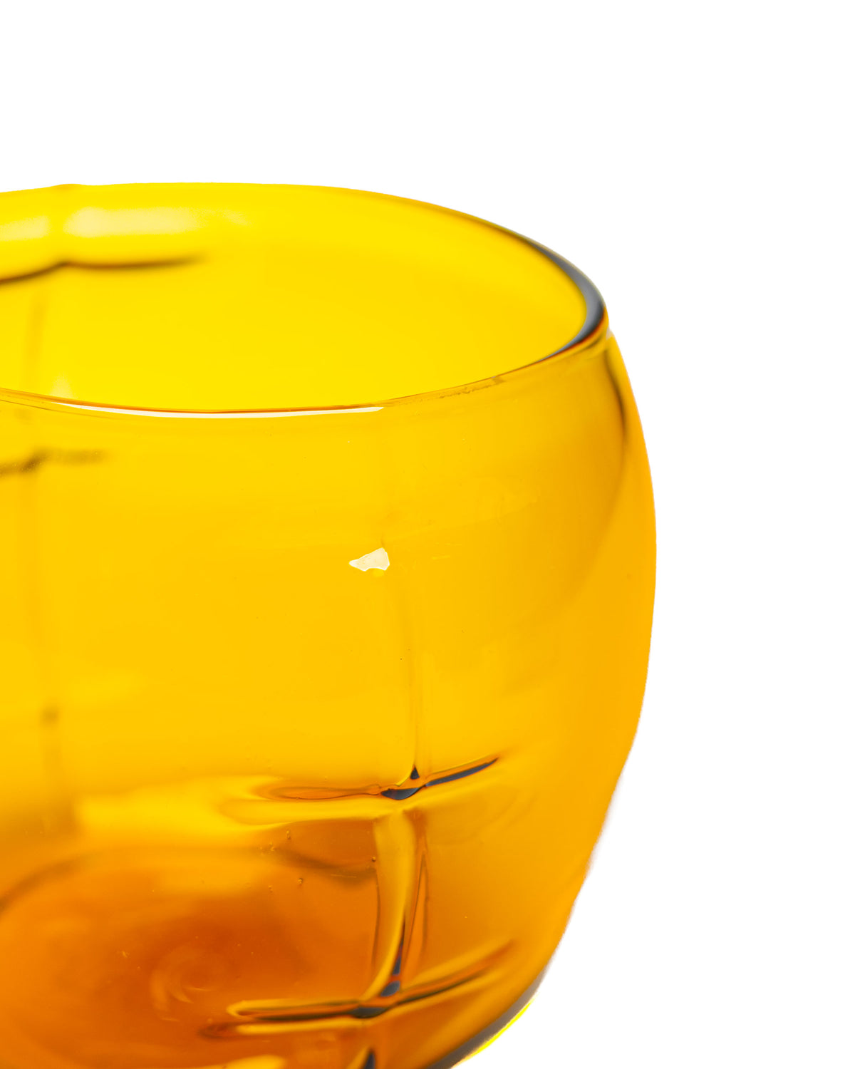 Home Studyo 'BOB' Amber Glass