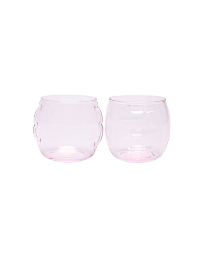 Home Studyo 'BOB' Orchid Glass