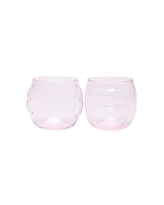 Home Studyo 'BOB' Orchid Glass