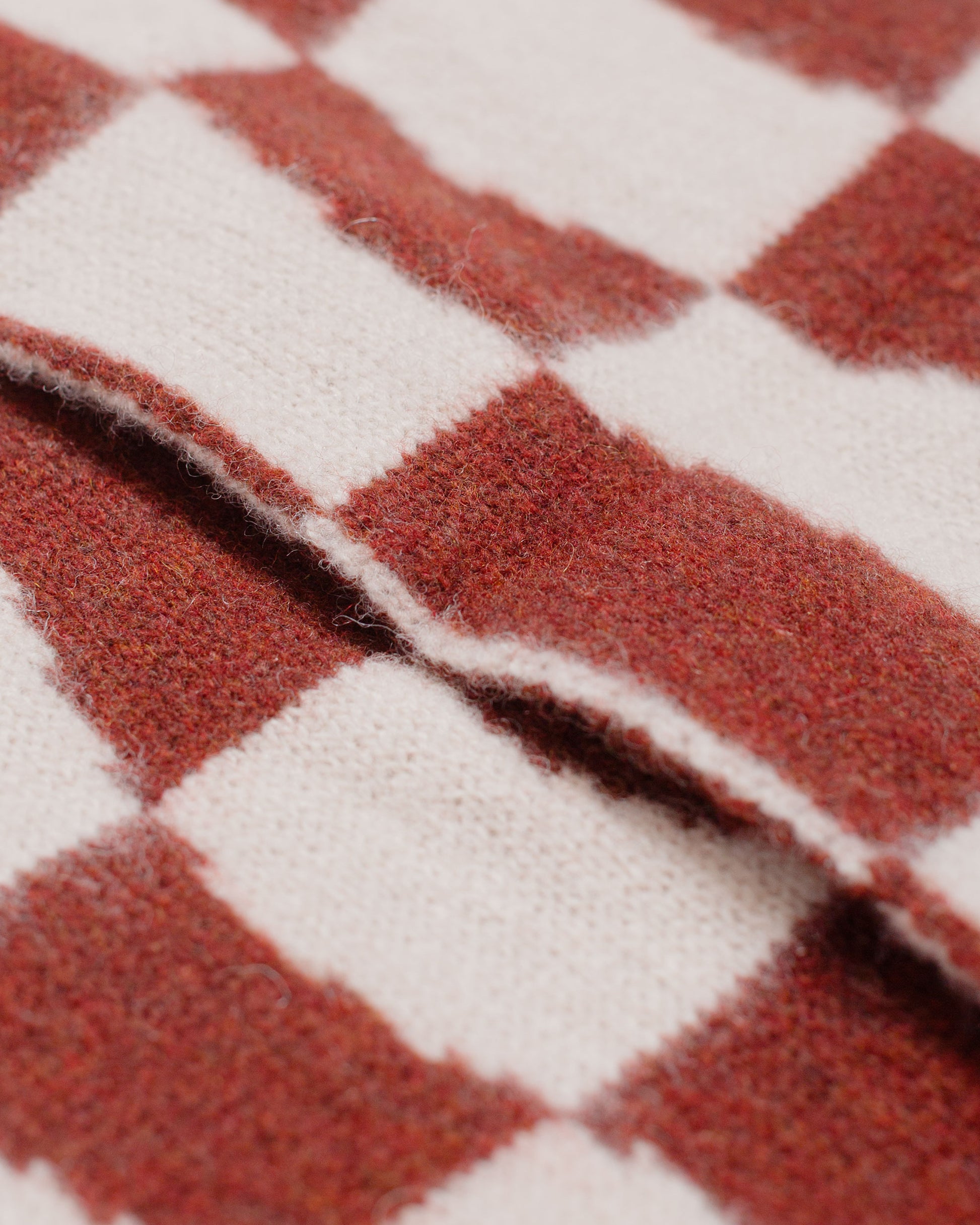 Howlin' Mini Checkerboard Scarf Rust