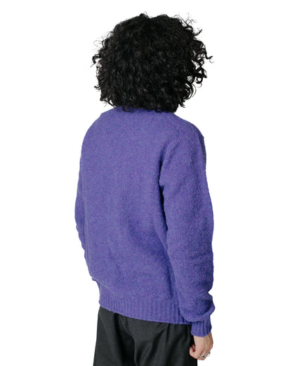 Howlin' Shaggy Bear V Neck Violet Dreams Model Back