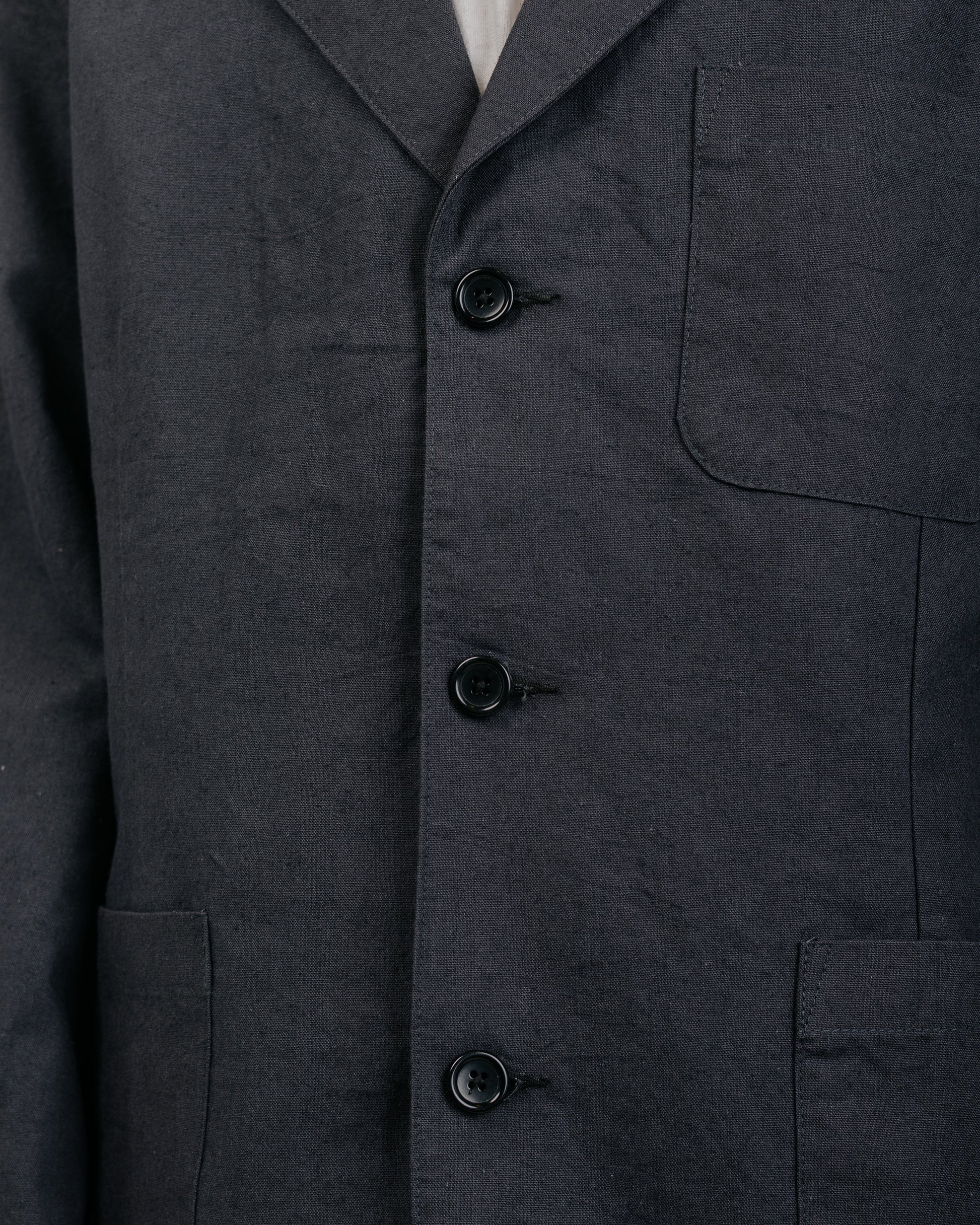 James Coward Carry On Jacket Sumikuro Cotton/Linen/Ramie Overdye Canvas