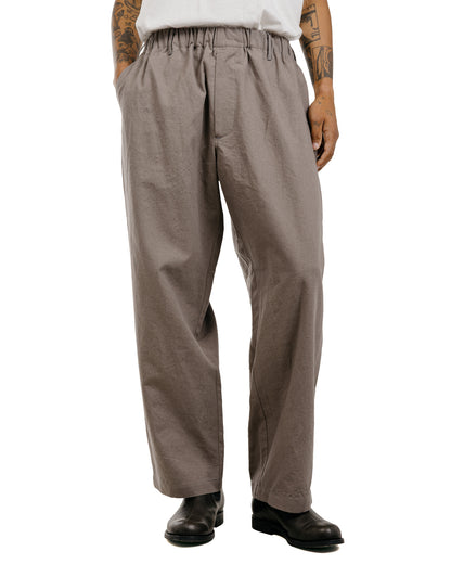 James Coward Carry On Pant Mid Grey Cotton/Linen/Ramie Overdye Canvas