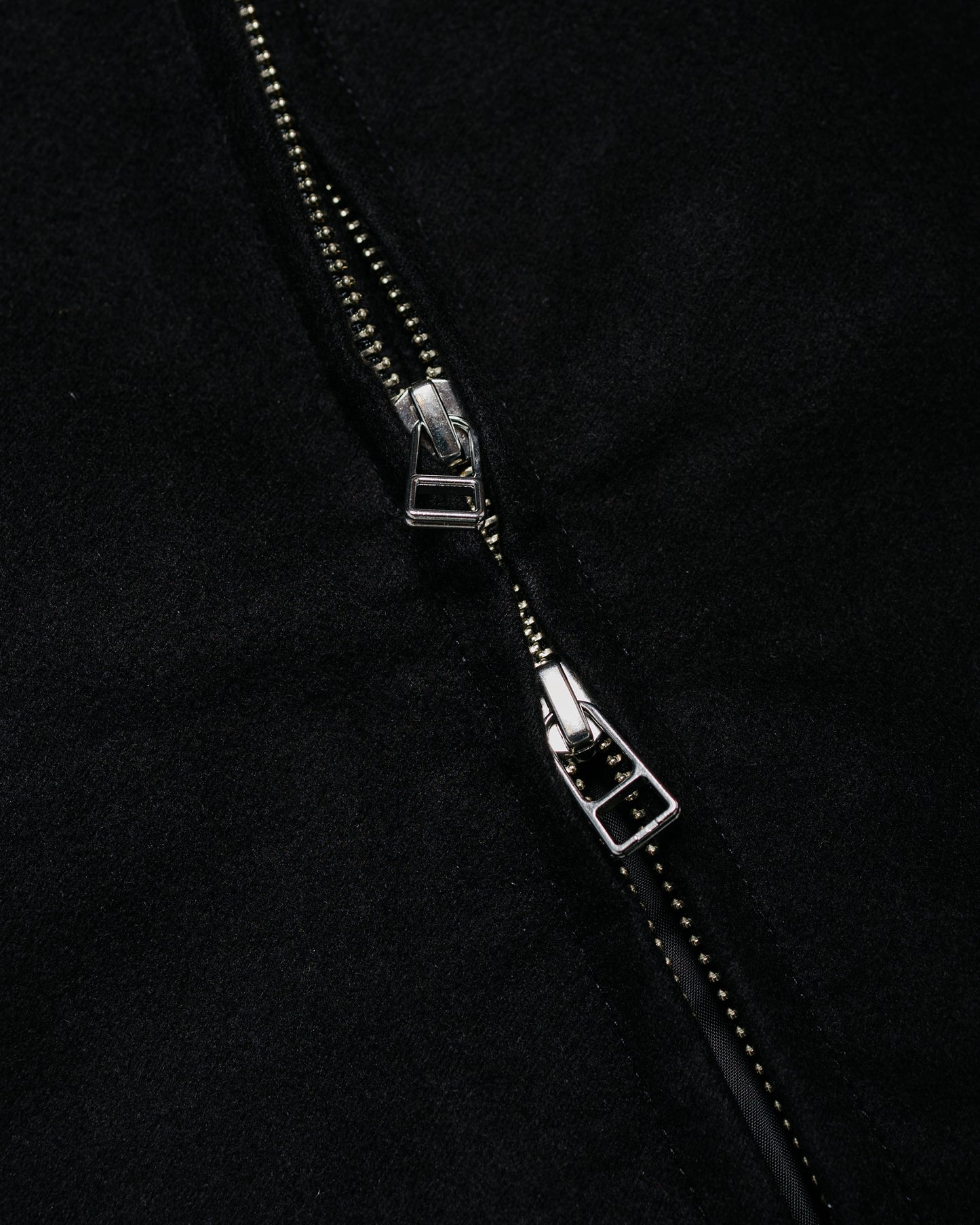 James Coward Circuit Jacket Black Cotton Silk Moleskin