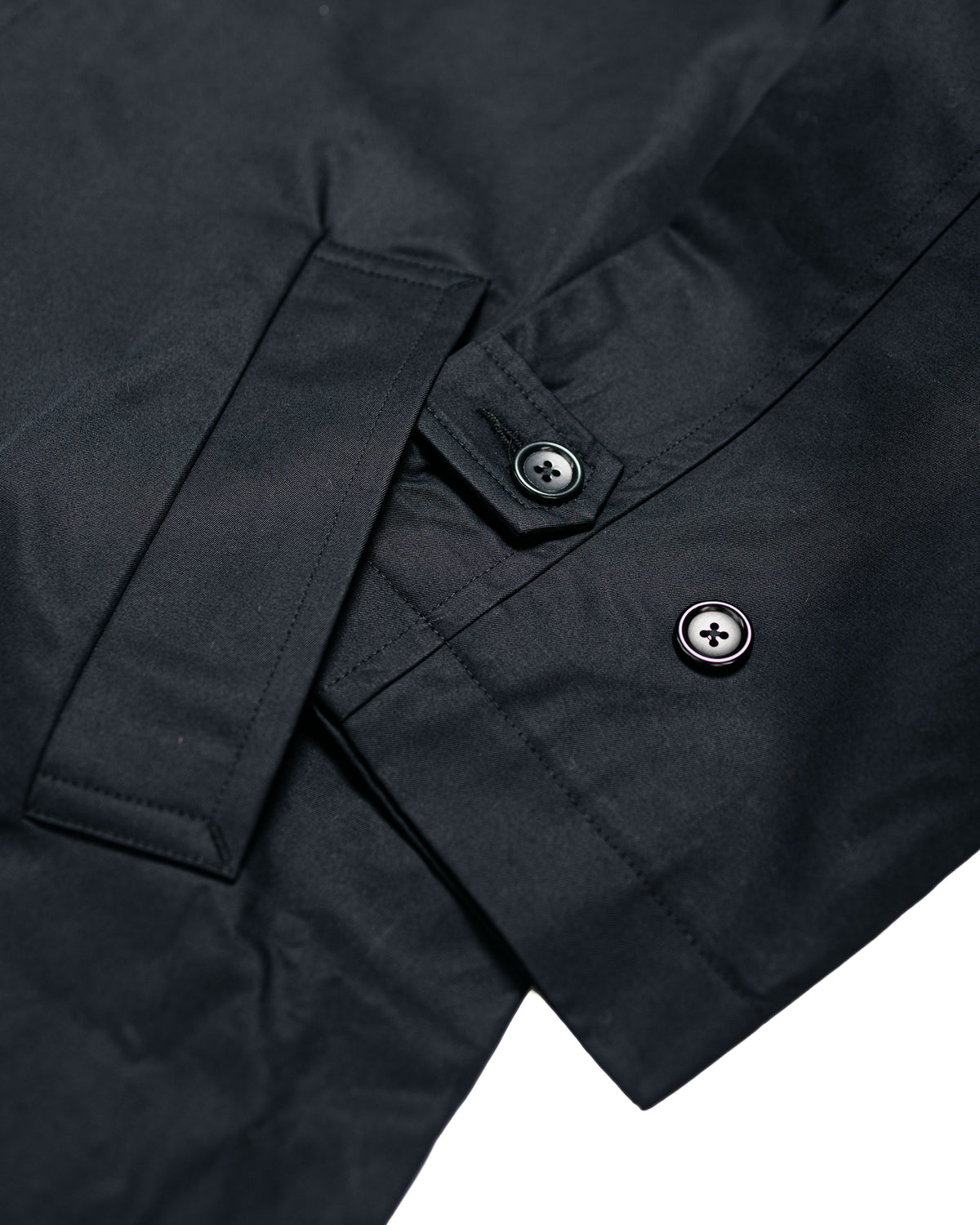 James Coward Draft Coat Master Shield Black
