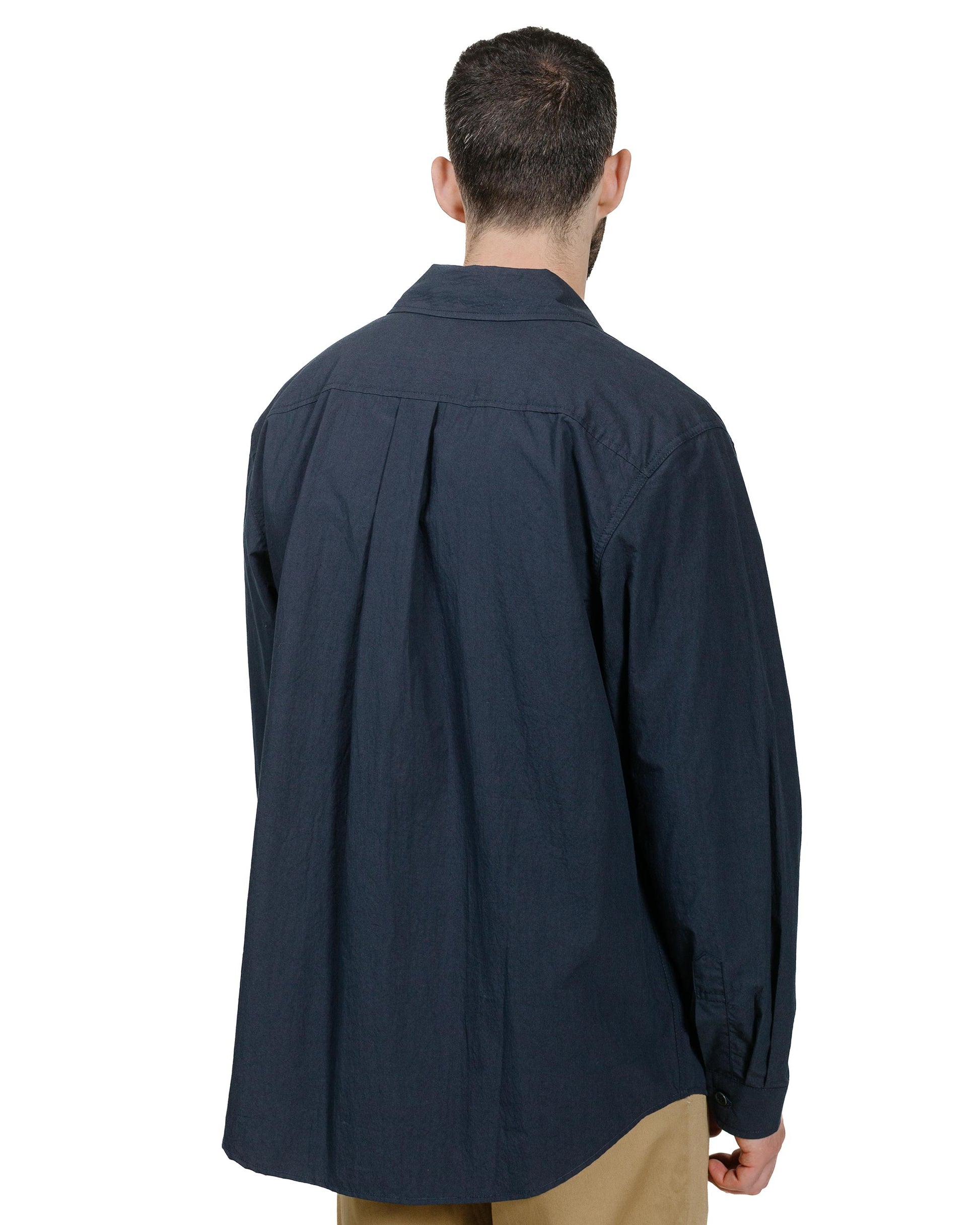 James Coward Filter Shirt Navy Typewriter model back