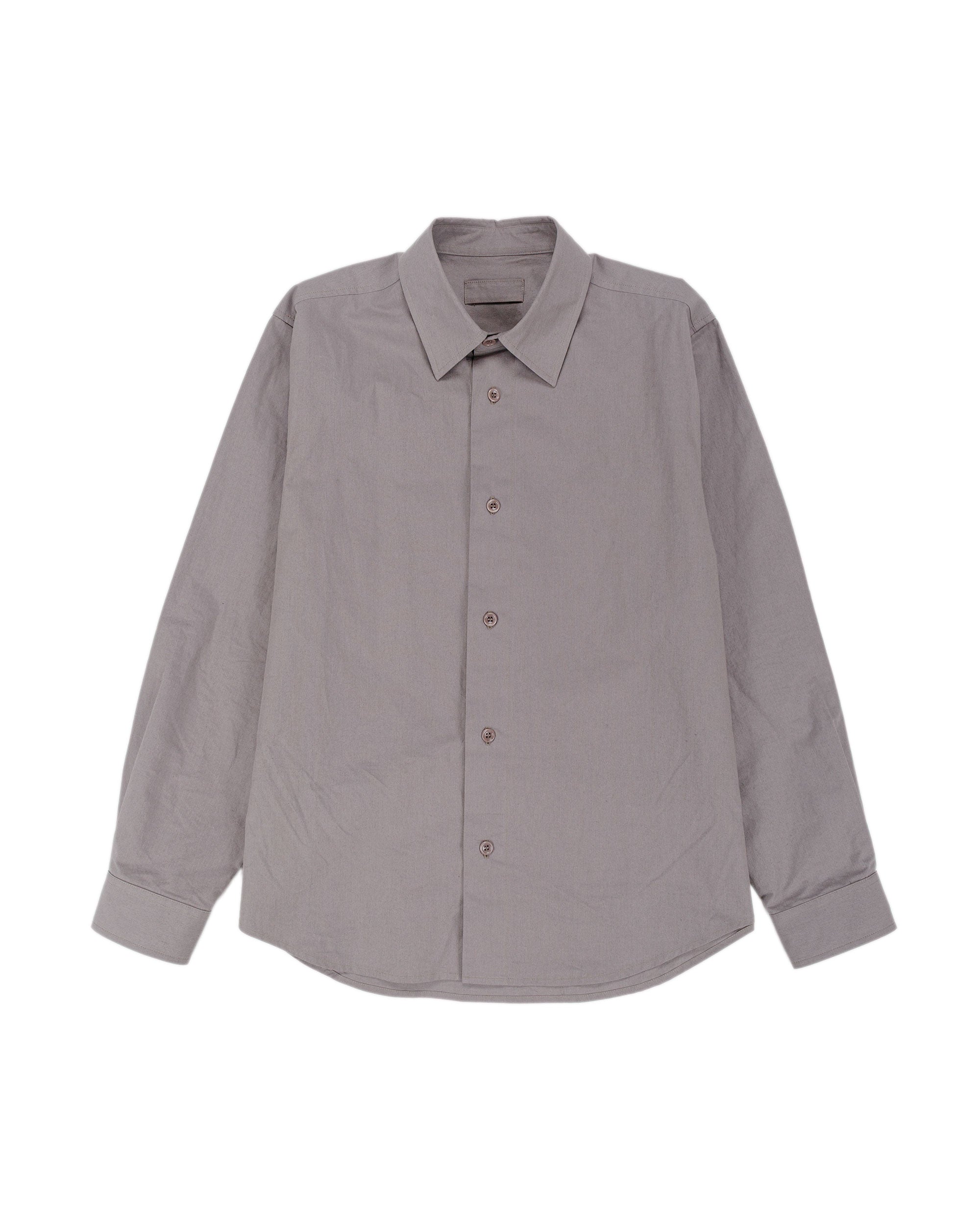 James Coward Filter Shirt Taupe Cotton/Washi Typewriter