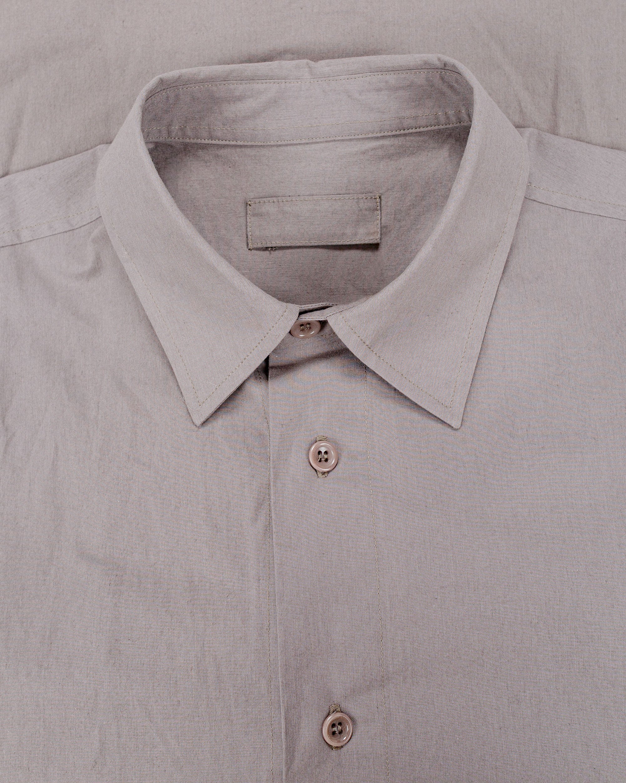 James Coward Filter Shirt Taupe Cotton/Washi Typewriter