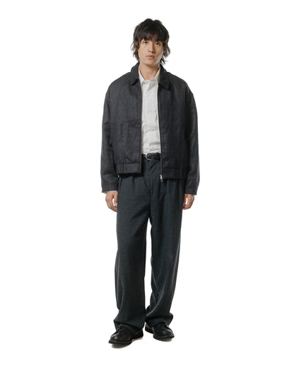 James Coward Machine Jacket Black Belgian Linen