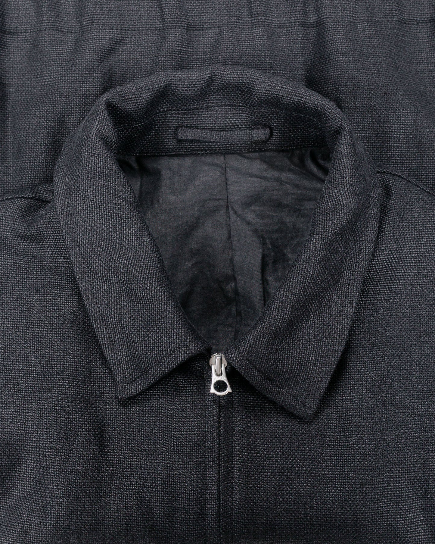 James Coward Machine Jacket Black Belgian Linen