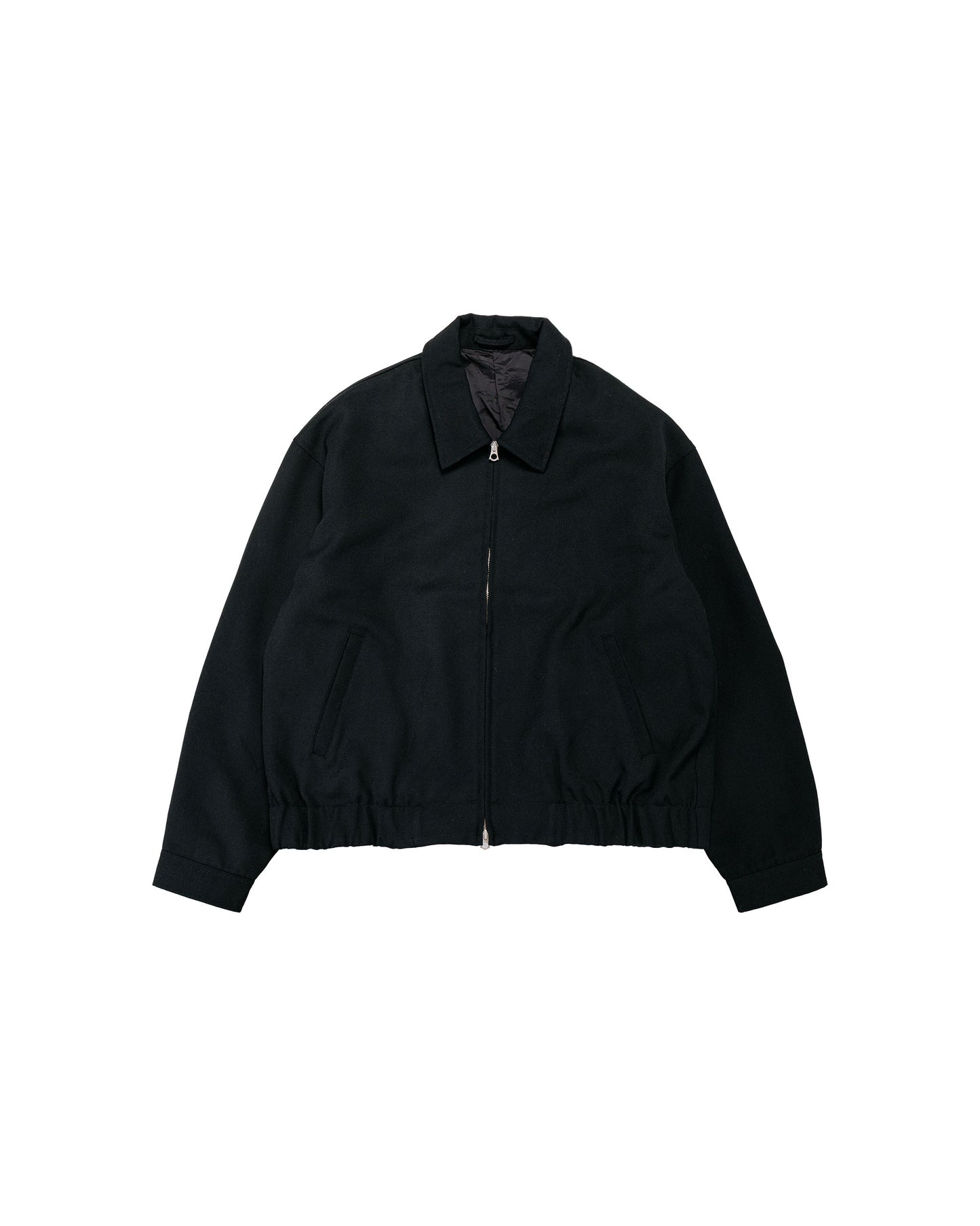 lost & found James Coward James Coward Machine Jacket Black Wool Gabardine