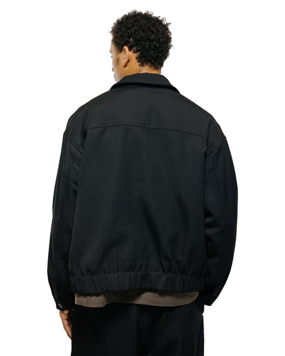 lost & found James Coward James Coward Machine Jacket Black Wool Gabardine