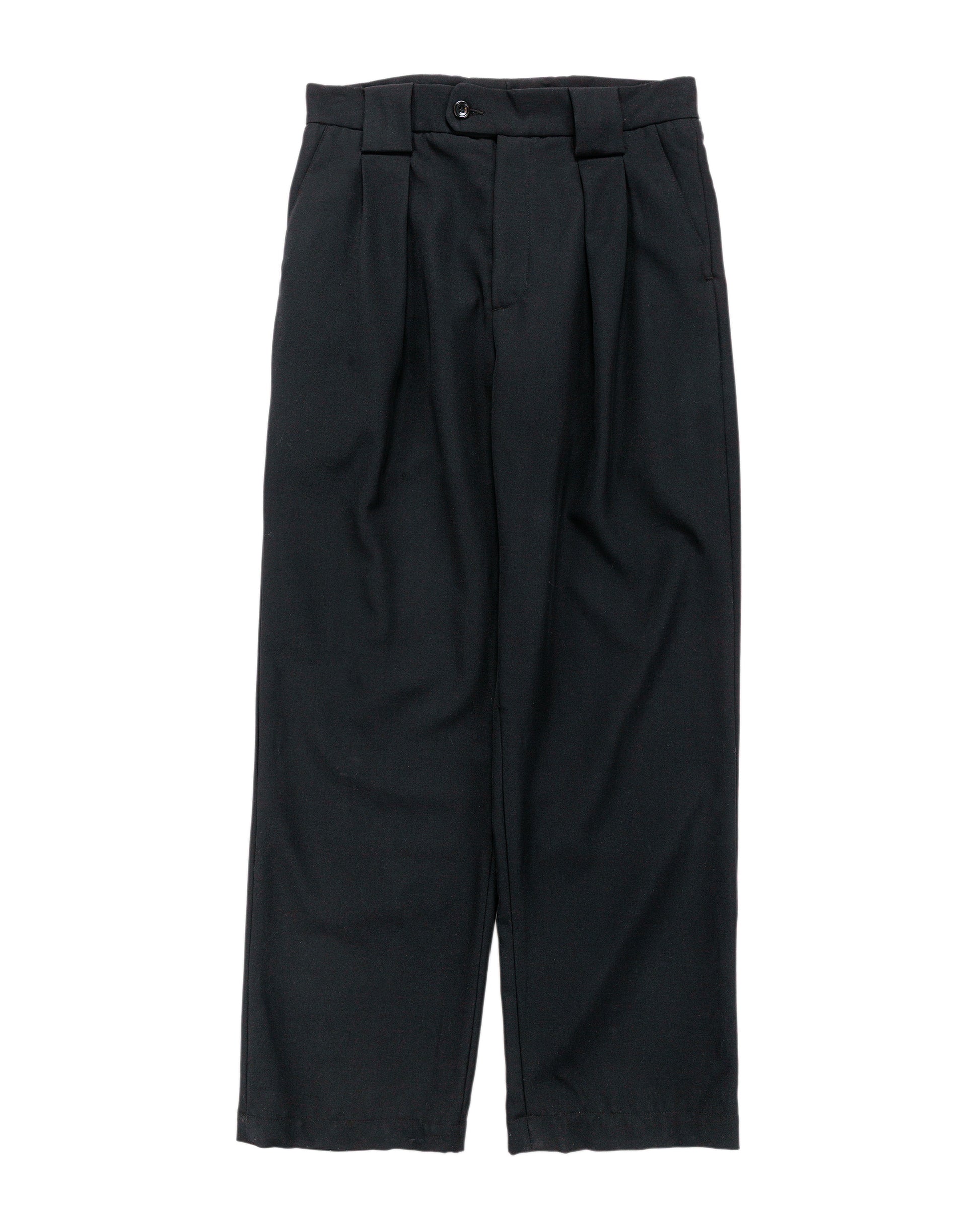 James Coward Mercado Trouser Black Wool Gabardine