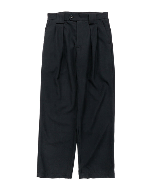 James Coward Mercado Trouser Black Wool Gabardine