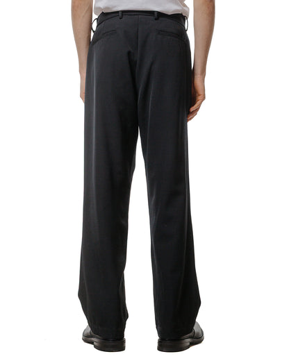 James Coward Mercado Trouser Black Wool Gabardine