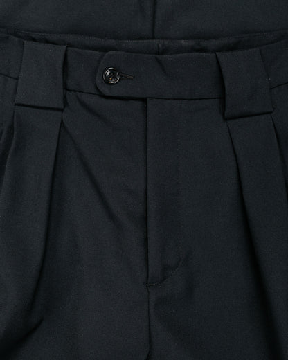 James Coward Mercado Trouser Black Wool Gabardine