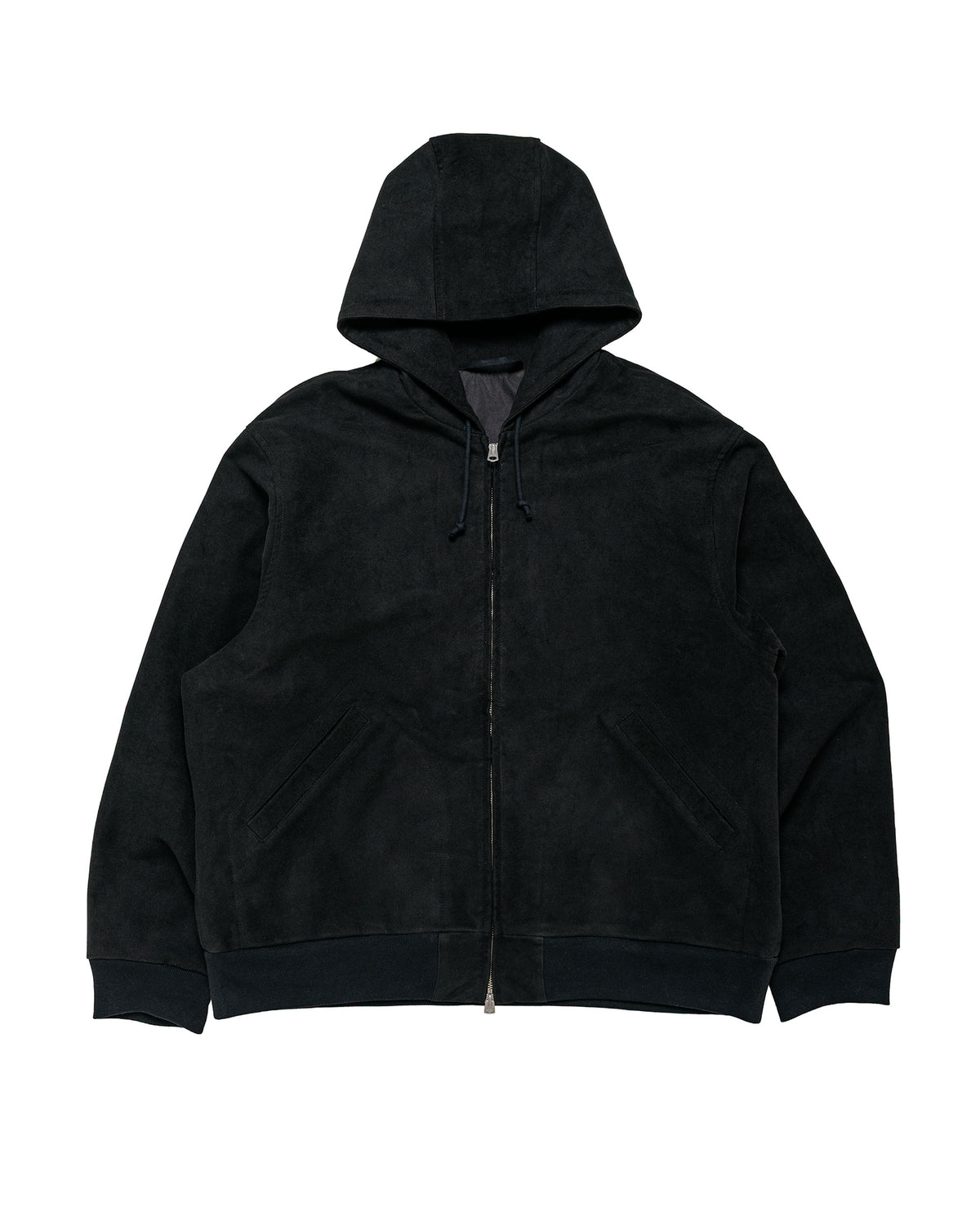 James Coward Parka Black Heavyweight Moleskin