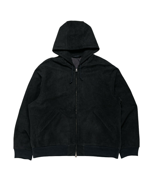 James Coward Parka Black Heavyweight Moleskin