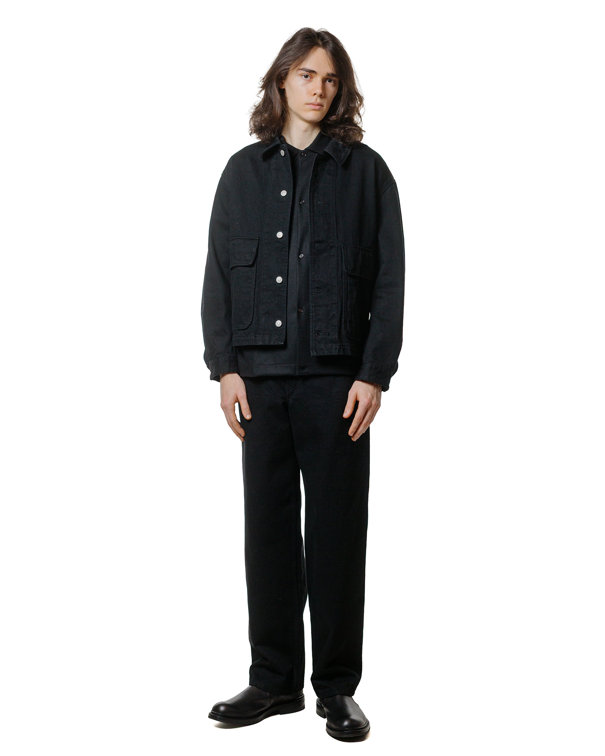 ジャケット・アウター JAMES COWARD Replica Jacket REPLICA JACKET - BLACK COTTON WASHI DUCK – James Coward