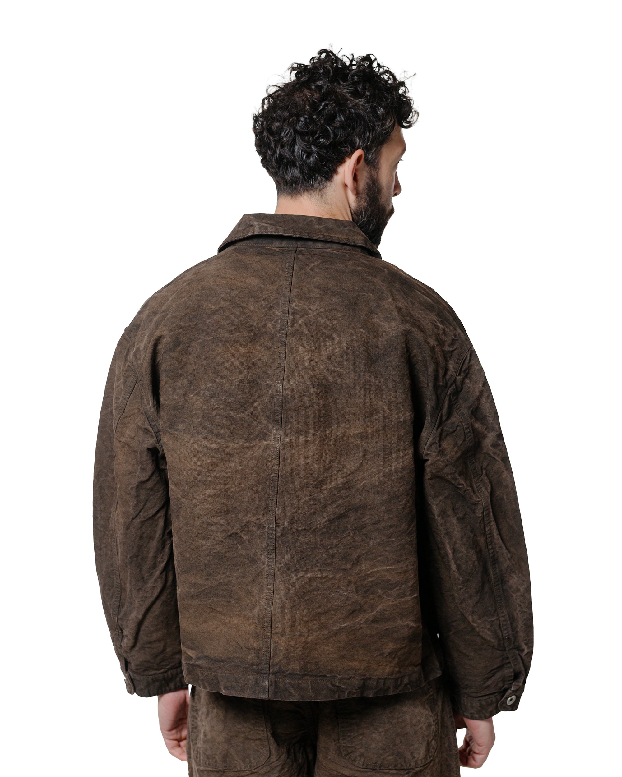 ジャケット・アウター JAMES COWARD Replica Jacket James Coward Replica Jacket Black Cotton Washi Duck