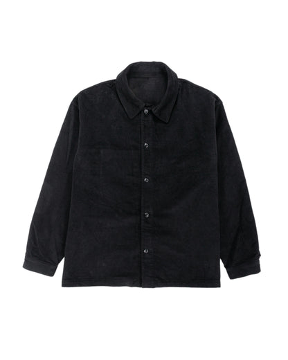 James Coward Signal Shirt Black Cotton Moleskin
