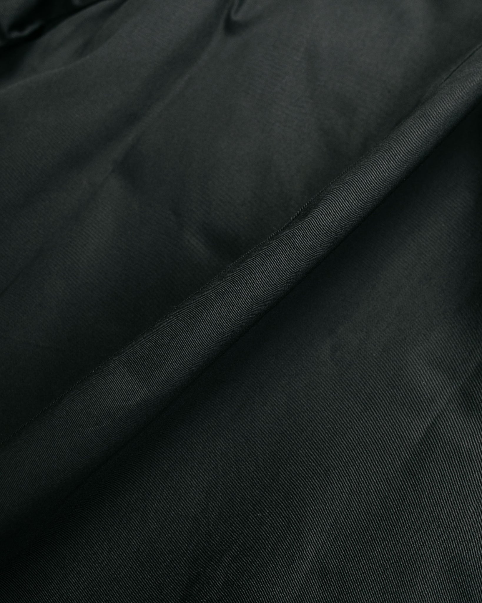 James Coward Site Jacket Black Gabardine Contrast Stitch fabric