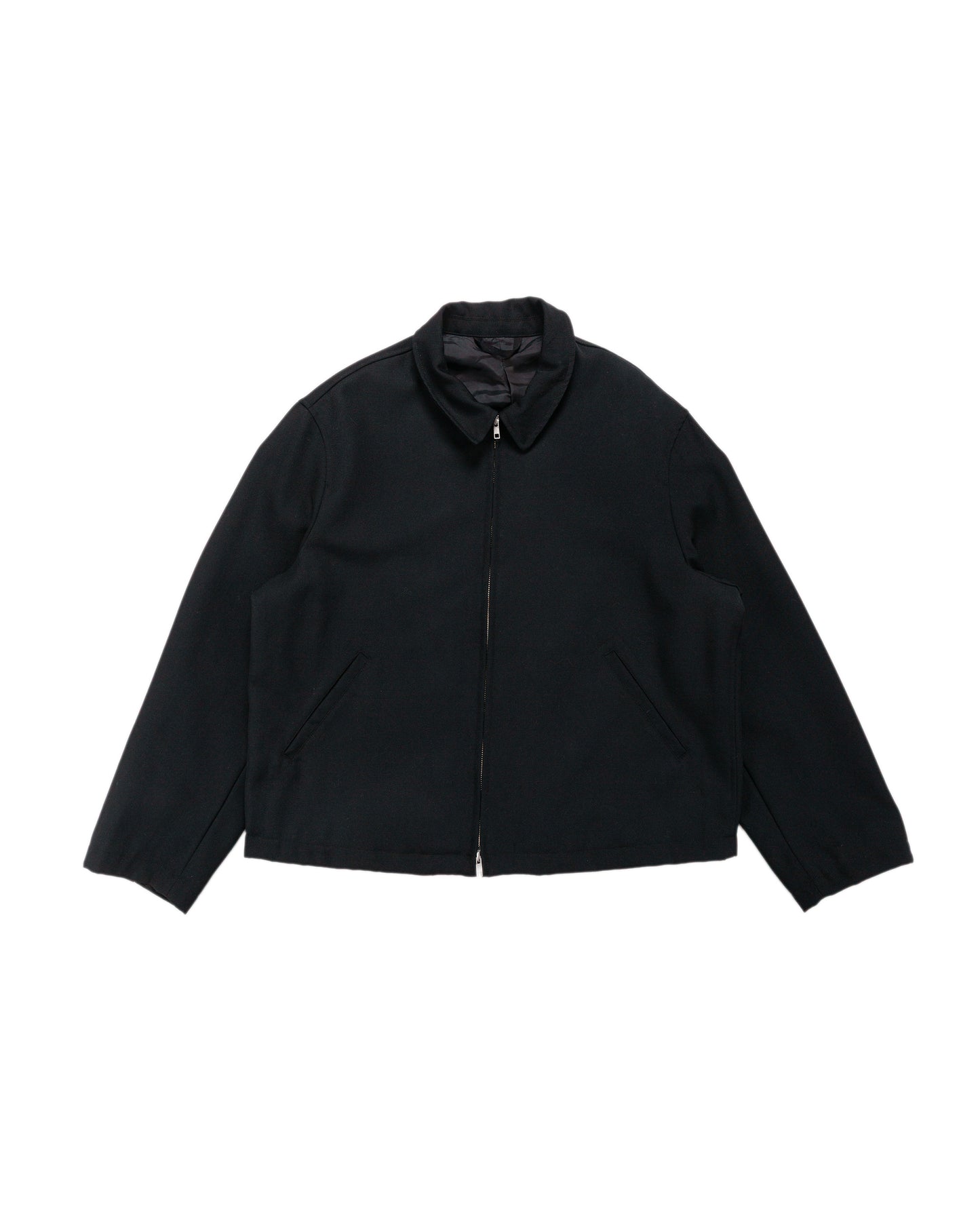 James Coward Site Jacket Black Heavyweight Wool Gabardine