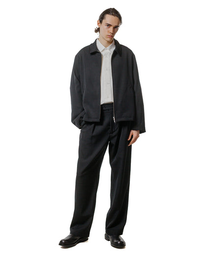 James Coward Site Jacket Black Heavyweight Wool Gabardine