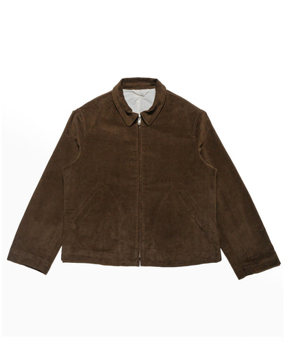 James Coward Site Jacket Dark Brown Cotton Moleskin