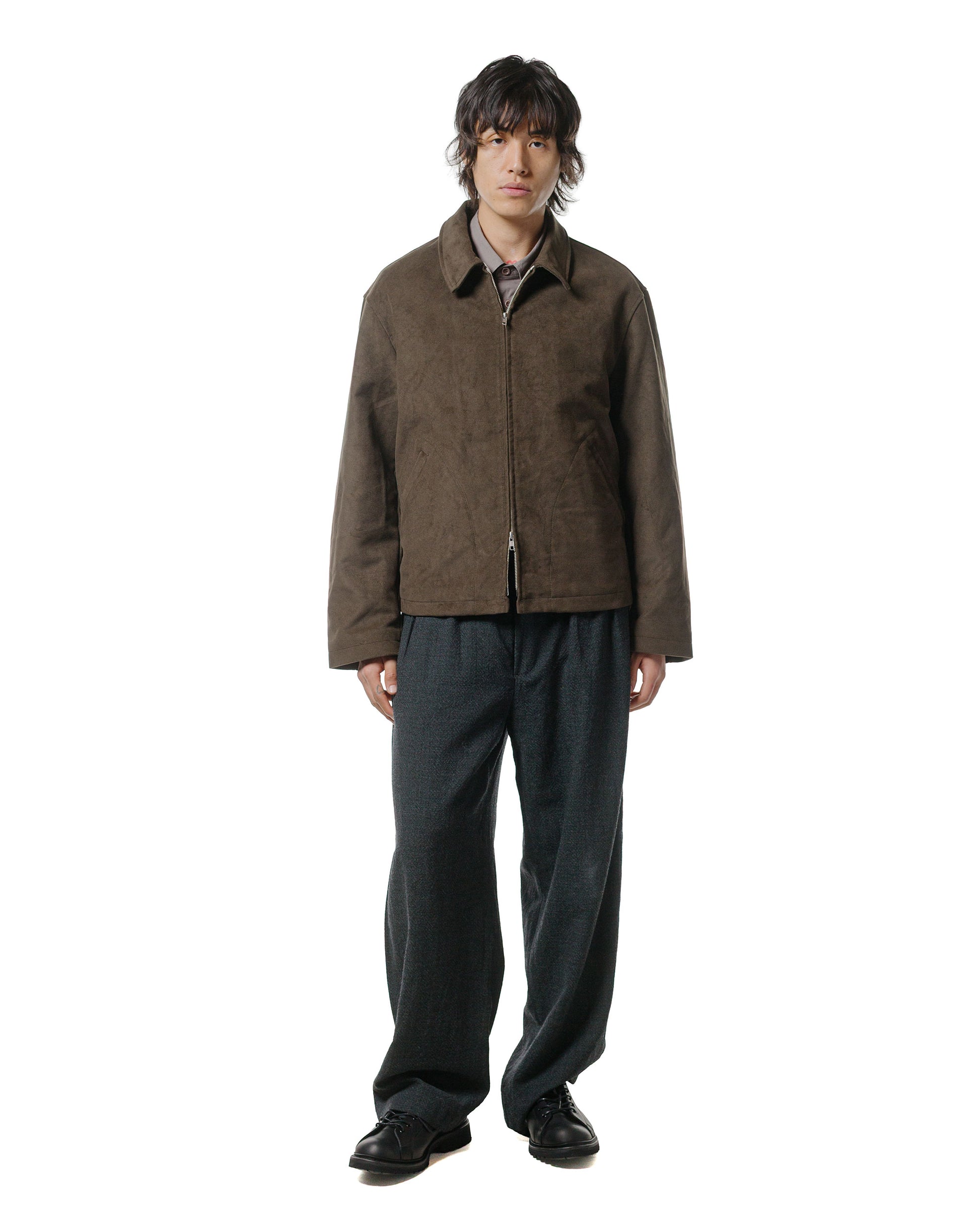 James Coward Site Jacket Dark Brown Cotton Moleskin