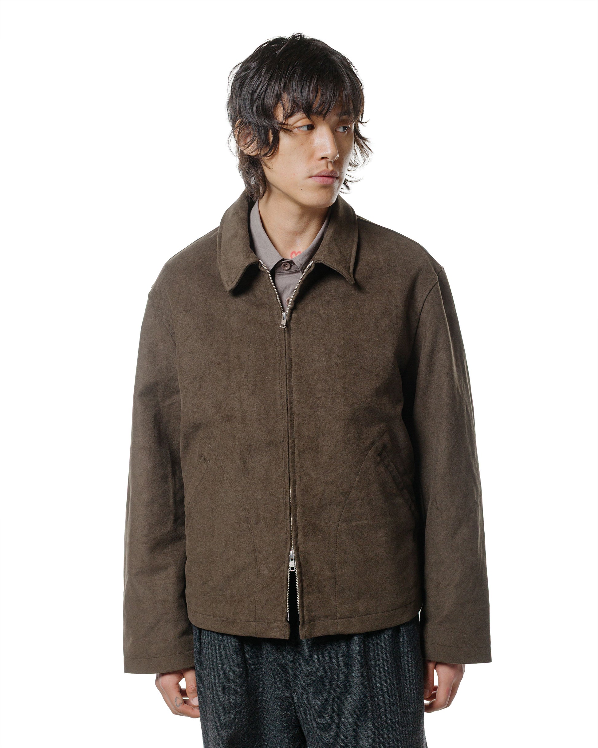 James Coward Site Jacket Dark Brown Cotton Moleskin