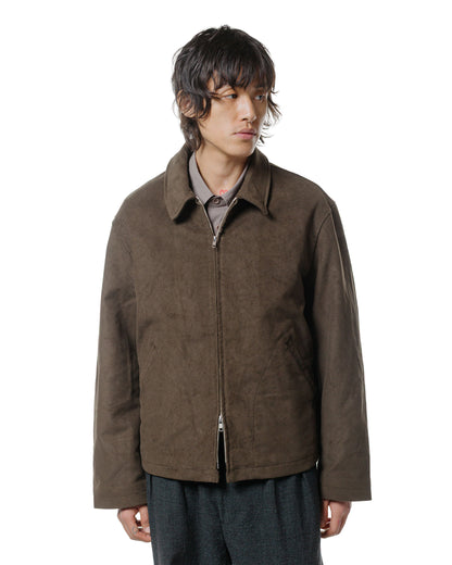 James Coward Site Jacket Dark Brown Cotton Moleskin