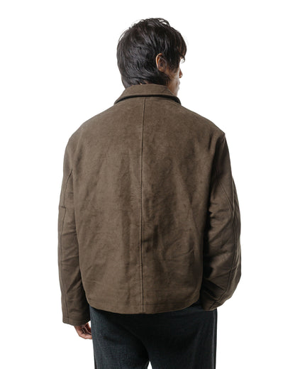 James Coward Site Jacket Dark Brown Cotton Moleskin